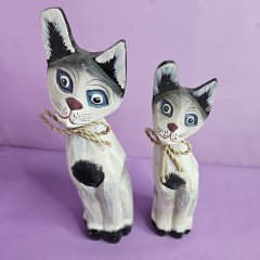 Интерьерный сувенир &laquo;Чёрно-белый кот&raquo; малый
