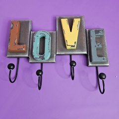 Интерьерный сувенир &laquo;Держатель для ключей Love&raquo;