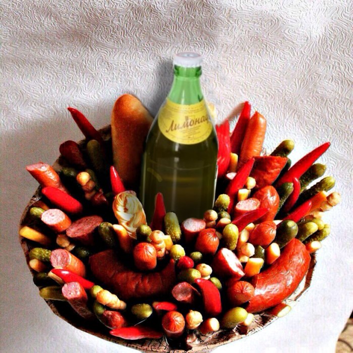 Съедобный мясной букет «Мясная лавка» — доставка цветов Королёве